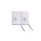 Pano De Boca BabyJoy Soft Bordado Masculino Azul Barco 58043-607