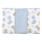 Pano De Boca Estampado 34x40cm Kit Com 3 Unidades - Incomfral Bercinho Baby Cor:Urso Balões Pano De Boca Estampado 34x40cm Kit Com 3 Unidades - Incomfral Bercinho Baby Cor:Urso Balões