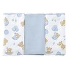 Pano De Boca Estampado 34x40cm Kit Com 3 Unidades - Incomfral Bercinho