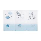 Pano De Boca Papi Composê Masculino Azul/Espaço 3505/1611