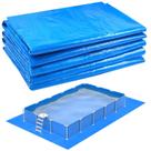 Pano de chão de piscina YEXEXINM 340x250cm, forro impermeável