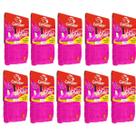 Pano de Chão Microfibra Grande 70x50cm Rosa Kit Com 10 Unidades Superfícies Frágeis