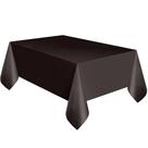 Pano de cobertura de mesa retangular de plástico grande Limpe as capas de toalha de mesa de festa limpa Bk