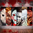 Pano de fundo Axtxryx Horror Classic Movie Personagens 180x110 cm