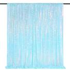 Pano de fundo de lantejoulas QueenDream Blue Iridescent 240 cm x 240 cm Pano de fundo de lantejoulas QueenDream Blue Iridescent 240 cm x 240 cm