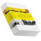 Pano de limpeza AERAI GROUP Microfiber Magic Streak Free, pacote com 6 Pano de limpeza AERAI GROUP Microfiber Magic Streak Free, pacote com 6
