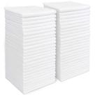 Pano de limpeza de microfibra AIDEA White 50PK para carros e casa
