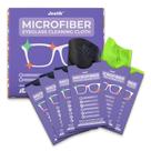Pano de limpeza de microfibra Jestik Japanese Lens Wipes, pacote com 6