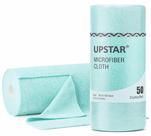 Pano de limpeza de microfibra UPSTAR 30x30cm, 50 pacotes, azul