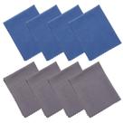 Pano de limpeza de microfibra Wisdompro, pacote com 8, 15x18cm para dispositivo Pano de limpeza de microfibra Wisdompro, pacote com 8, 15x18cm para dispositivo