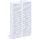 Pano de limpeza HOMEXCEL Microfiber White 100 Pack 30x30cm