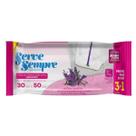Pano De Limpeza Umedecido Microfibra Chão Aroma Lavanda AJJ-01