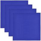 Pano de limpeza Wisdompro Extra Large, pacote com 4, 41 x 41 cm, azul Pano de limpeza Wisdompro Extra Large, pacote com 4, 41 x 41 cm, azul