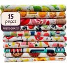 Pano De Prato Atoalhado Felpudo Kit Com 15 Peças Pano De Prato Atoalhado Felpudo Kit Com 15 Peças