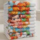Pano de Prato Estampado Atacado Kit 10 Peças 40x65 Algodão Revenda Cozinha Secagem Rápida