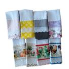 Pano de Prato Estampas Variadas - Combo 08 Unidades