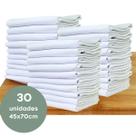 Pano de Prato Grande Liso com Bainha 100% Algodão Kit 30 Unidades