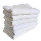 Pano De Prato Liso Branco Kit 5 Peças