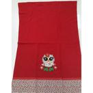 Pano de Prato Patchwork Vermelho 68x46cm 0121 - Auto Estima Pano de Prato Patchwork Vermelho 68x46cm 0121 - Auto Estima