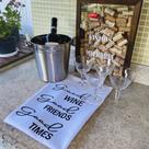 Pano de Prato Sacaria Premium - Good Wine Good Friends Good Times
