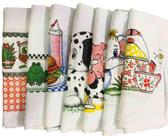 Pano de Prato Santa Margarida Kit com 10 Peças - Estampas Sortidas