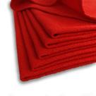 Pano de Prato Vermelho Pé de Galinha C/ Bainha - 200 Un