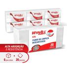 Pano Limp. Descartável Multiuso X70 Extra Grande 20 Pns 6U - WYPALL