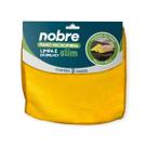 Pano microfibra 30x30cm (pct c/ 2 un) amarelo Slim - Nobre