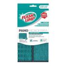 Pano Microfibra Limpeza Banheiro Box Pia Vidro Azulejo FLP6711 Flash Limp