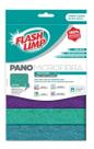 Pano Microfibra Multiuso 3 Peças Flash Limp Pano Microfibra Multiuso 3 Peças Flash Limp