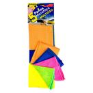 Pano multiuso em microfibra para limpeza 30 x 35 cm 5 peças - NVA460
