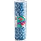 Pano Multiuso Rolo Econômico com 50 Unidades, Cor Azul, Esfrebom, Bettanin. Pano Multiuso Rolo Econômico com 50 Unidades, Cor Azul, Esfrebom, Bettanin.