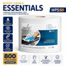 Pano Multiuso Wiper Sanno WPS50 800 Folhas 24,5x33,5cm Alta Absorção Limpeza Profissional e Banho de leito Santher