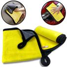 Pano Unitário Microfibra 30x30cm Premium Limpeza Automotivo Carro Moto Multiuso