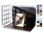Panos de fundo fotográficos Kit de fotografia de produtos pequenos Yoocheese Panos de fundo fotográficos Kit de fotografia de produtos pequenos Yoocheese