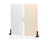 Panos de fundo fotográficos V-FLAT WORLD Duo Board 24x24cm branco/creme