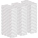 Panos de lavagem GREEN LIFESTYLE, pacote com 60, algodão, 14 x 17 cm, absorvente