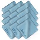 Panos de limpeza Care Touch Microfiber, pacote com 12 unidades para óculos