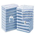 Panos de limpeza de microfibra JOYMOOP, pacote 18, 25x25cm, azuis Panos de limpeza de microfibra JOYMOOP, pacote 18, 25x25cm, azuis