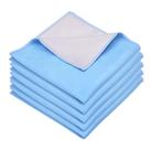 Panos de limpeza Eco-Fused Oversize Microfiber XL 30x30cm, pacote com 5