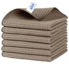 Panos de limpeza MR.SIGA Waffle Pattern Microfiber, pacote com 6
