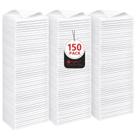 Panos de limpeza Orighty, pacote com 150 panos de loja, reutilizáveis, brancos