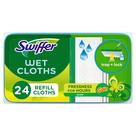 Panos de limpeza úmidos Swiffer Sweeper 24 unidades para várias superfícies