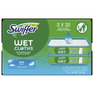 Panos de limpeza úmidos Swiffer Sweeper, recargas de 64 unidades