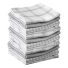 Panos de prato T-Fal Premium Waffle 100% algodão, 30 x 33 cm, cinza, pacote com 12 unidades