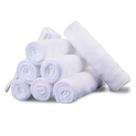 Panos faciais de microfibra Mars wings, pacote com 8, 30x30cm, brancos