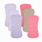 Panos para arrotar para bebês Gelisite, pacote com 6, algodão extra absorvente