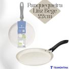 Panquequeira Tramontina Linz Alumínio Antiaderente Starflon Max 22cm 0.6L Bege
