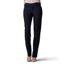 Pant Lee modela secretamente, ajuste regular, perna reta, preta, 18S