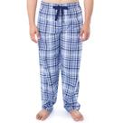 Pantalón de Pijama IZOD Ajuste Relaxed Estampado Popelín a Cuadros Azul Marino/Azul
